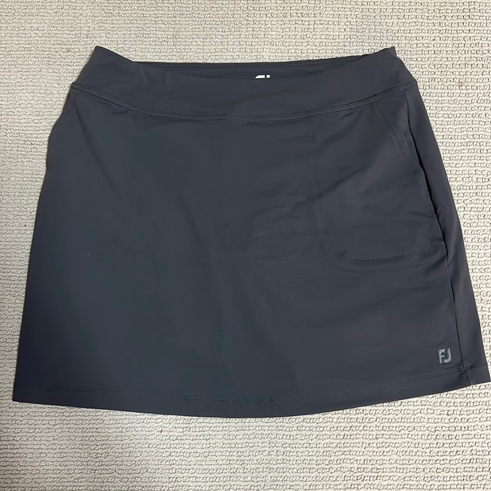NWT Footjoy Women's Performance Knit Skort Charcoal XL